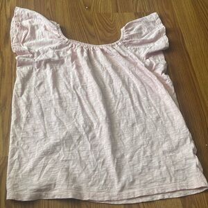 Cute pink shirt for your little girl to wear to dinner or just for summer